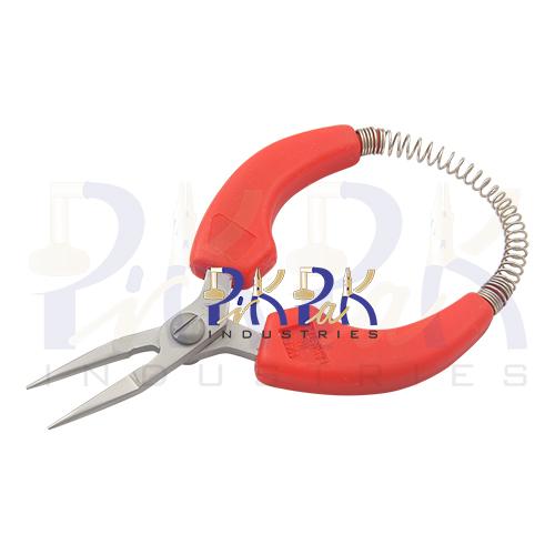 Palm Grip Round Nose Pliers.