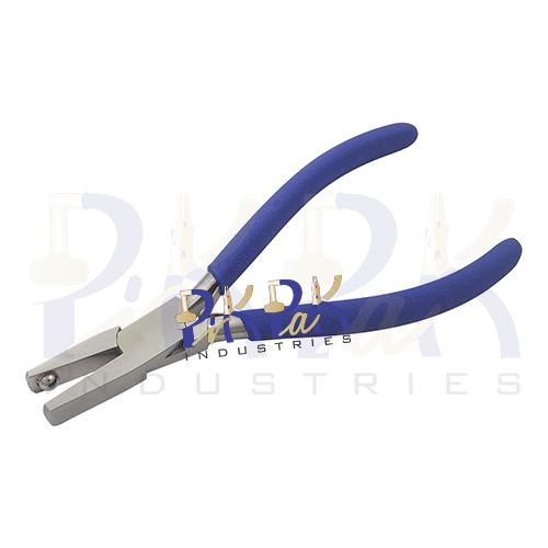 Dimple Pliers 7mm, Straight Jaw.