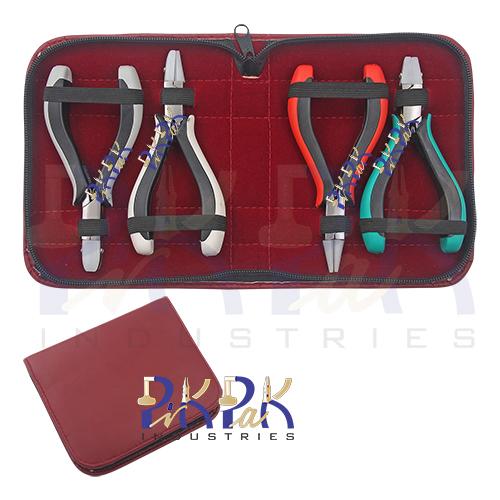 4 pieces Nylon Jaws Pliers Kit with Ergo Handles, Size: 120mm