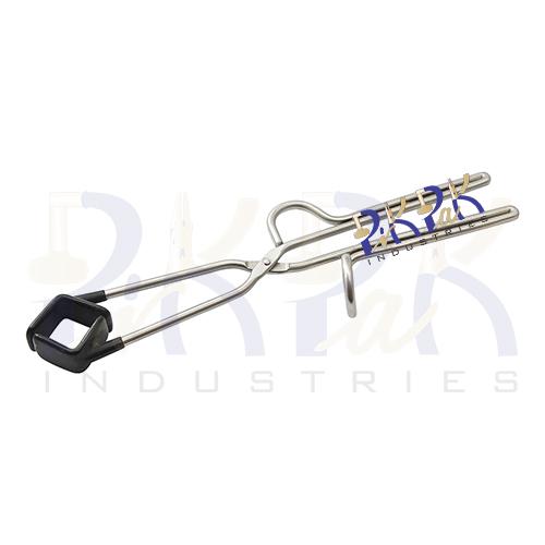 Flask Tongs with PVC Coated V-Jaws.