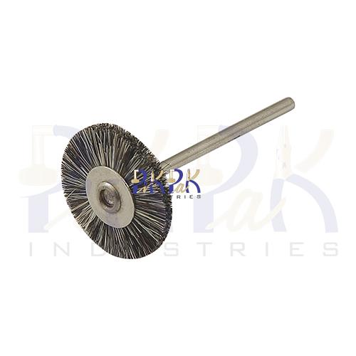 Mounted Wheel Stiff Bristle Brush.