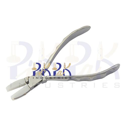 Nylon Jaws Flat Nose Plier with Newly Designed Handle.